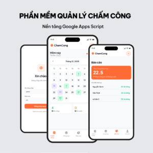 Phần mềm Quản lý chấm công tính lương v3.0 - Google Appscript